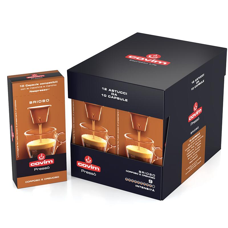 Ковим кафе капсули Бриосо 10 бр. NESP система