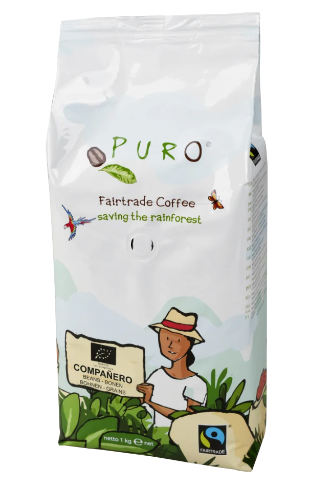 Пуро кафе зърна Био Компанеро 1 кг.