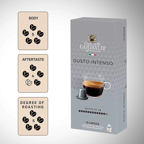 Гарибалди кафе капсули Интензо 10 бр./5.5 гр. NESP система