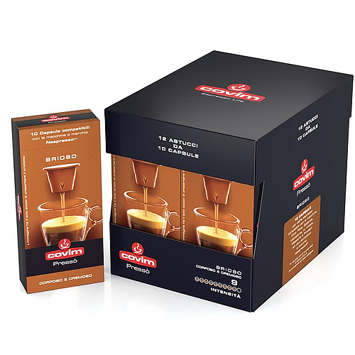 Ковим кафе капсули Бриосо 10 бр. NESP система
