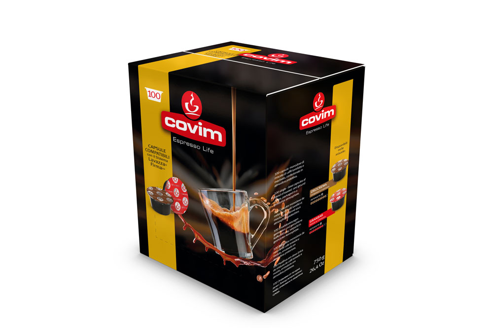 Ковим кафе капсули Гранбар 100 бр. LF система