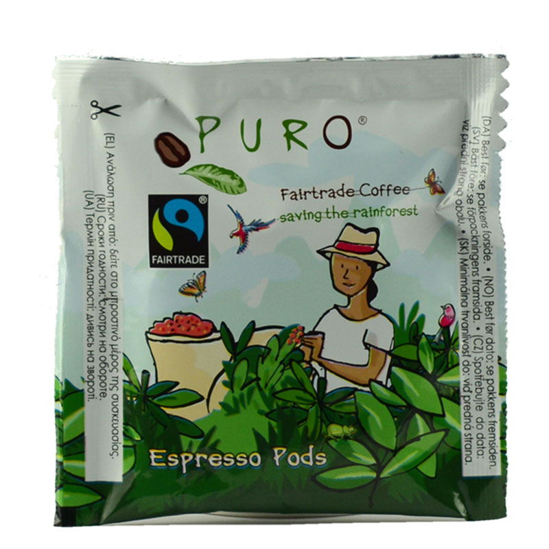 Пуро кафе филтър дози Файертрейд 100 бр.